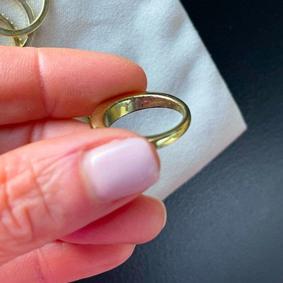 Set Of 6 Gold Plated Rings - Picture 7 of 12